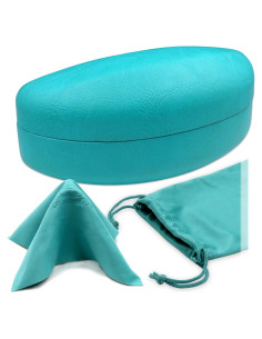 Estuche Duro para Gafas MiEstucheDeGafas Verde Azulado