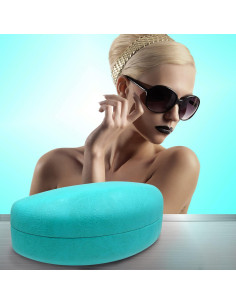 Estuche Duro para Gafas MiEstucheDeGafas Verde Azulado 2