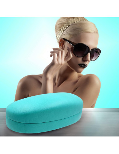 Estuche Duro para Gafas MiEstucheDeGafas Teal Mediano