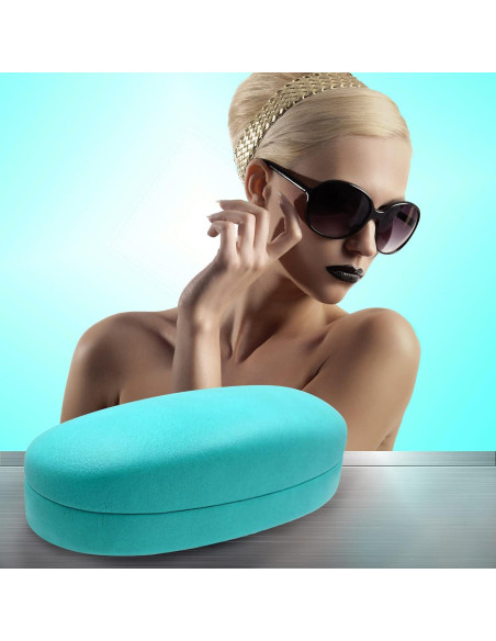 Estuche Duro para Gafas MiEstucheDeGafas Teal Mediano