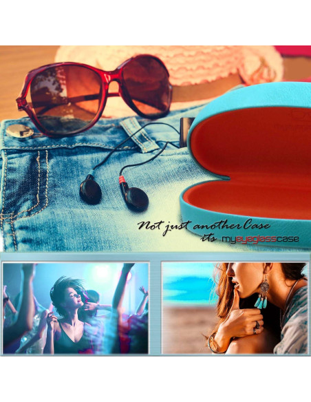 Estuche Duro para Gafas MiEstucheDeGafas Teal Mediano