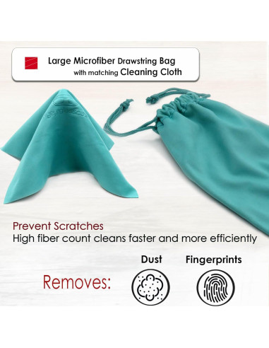 Estuche Duro para Gafas MiEstucheDeGafas Teal Mediano