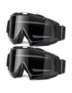 Gafas de Motocross MAMBAOUT Paquete de 2 Adultos UV