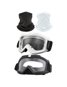 Gafas de motocross Immoono 2 paquetes con protección UV