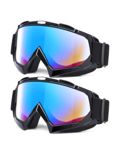 Gafas de Motocross MAMBAOUT Paquete de 2 Adultos UV