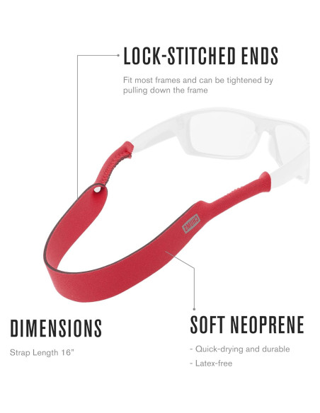 Chums Retenedor de Gafas Neopreno Flotante 40,64 cm