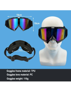 Gafas de Motocross LJDJ Lj24-06-bc a Prueba de Viento 2