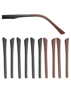 5 Piezas Puntas de Silicona Antideslizante para Gafas KECHIO