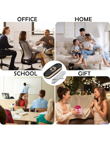 Estuche Duro para Gafas con Letra Inicial - Cuero PU