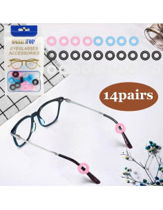 14 Pares de Fundas Antideslizantes para Gafas - SMARTTOP 2