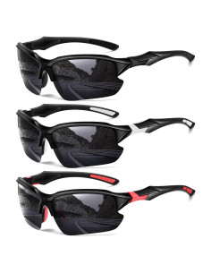 Gafas de sol deportivas DioKiw 3pack UV protección