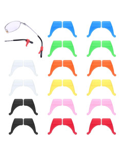 Agarraderas para Gafas Hishelf 16 Pares Silicona Multicolor