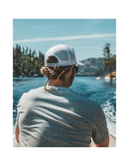 Correa de Gafas de Cuero PVS-001 Naranja Vibrante Unisex