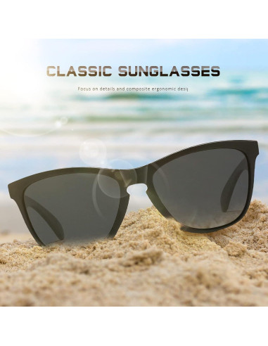 Gafas de sol polarizadas DANAMY para mujeres UV400 estilo retro