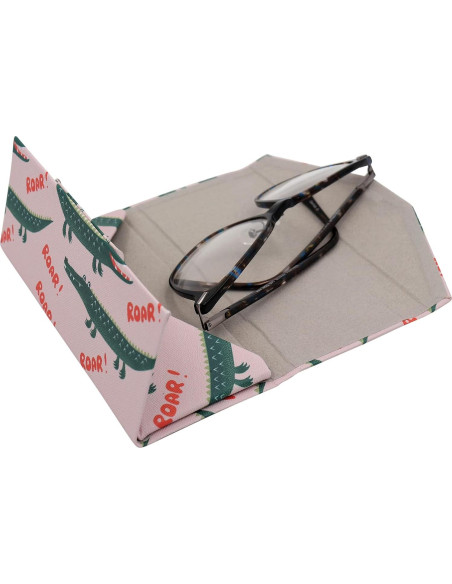 Estuche Duro Real Sic Cocodrilo para Gafas - 16cm x 6.8cm Estuche Duro Real Sic Cocodrilo para Gafas - 16cm x 6.8cm