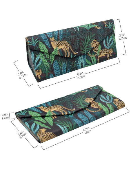 Estuche Duro Real Sic para Gafas - Cuero Vegano 16x7 cm Estuche Duro Real Sic para Gafas - Cuero Vegano 16x7 cm