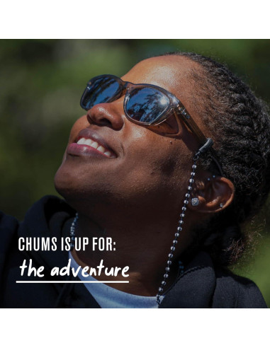 Cadena de Gafas Chums con Cuentas 68.58 cm Marrón/Negro