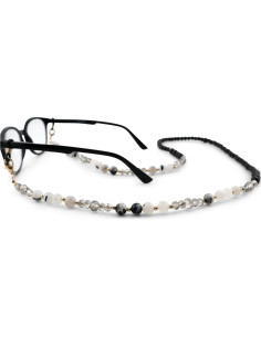 Cadena para Gafas de Piedra Preciosa - Cuarzo Turmalina Negra 2