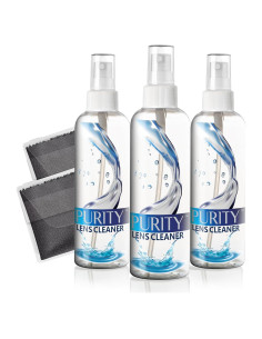 Kit Limpiador de Lentes Purity - Spray 236ml + 2 Paños