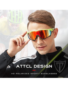 Gafas de sol ATTCL UV400 para ciclismo y deportes al aire libre 2