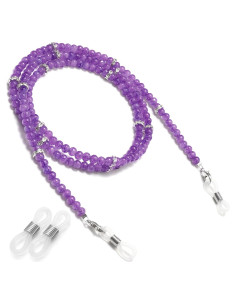 Cadena de Gafas BILIONE de Cristal 71 cm Color Púrpura