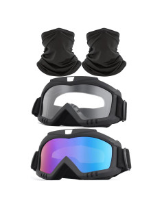 Gafas de Motocross Immoono con Bufanda para el Cuello