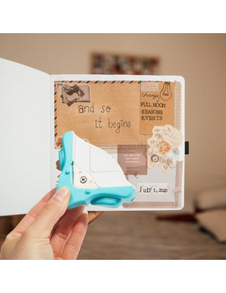 Cortador de esquinas YARRD SCRAP-01 azul 3.48 cm para manualidades