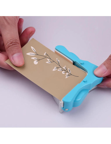 Cortador de esquinas YARRD SCRAP-01 azul 3.48 cm para manualidades