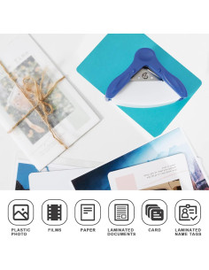 Troquelador de esquinas MyLifeUNIT 5 mm Azul 2