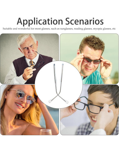 Brazo de Reemplazo Metal Gafas Gatuida Azul Universal