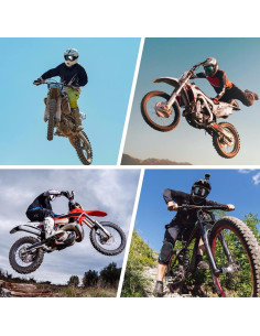 Gafas de Motocross YOHOG Marco Negro Lente UV400 2