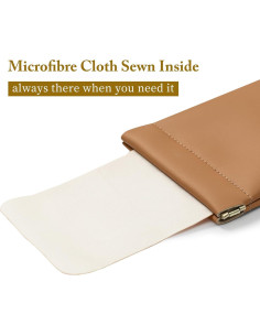 Estuche para Gafas MEIBOOCH de Cuero Suave Grande 2