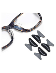 Almohadillas para nariz SMARTTOP 12 pares silicona negra