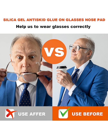 Almohadillas para nariz SMARTTOP 12 pares silicona negra