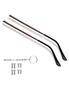 Templos de Gafas OPUGIT Marrón 140mm Reemplazo Universal
