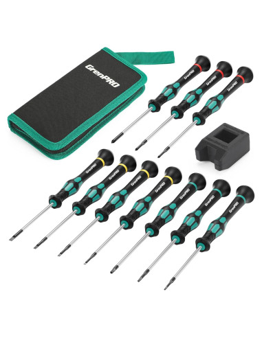 Juego de Destornilladores GRENPRO 10 Piezas Magnéticos
