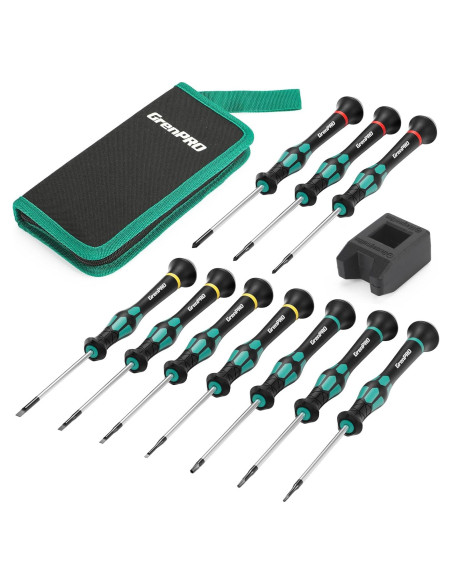 Juego de Destornilladores GRENPRO 10 Piezas Magnéticos