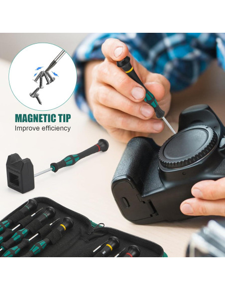 Juego de Destornilladores GRENPRO 10 Piezas Magnéticos