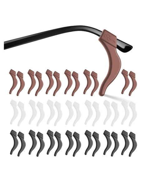 20 Pares Sujetadores Gafas Silicona TUOPUSIDA Antideslizantes