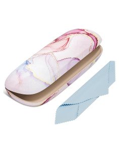 Estuche para Gafas Concha Dura Mármol Rosa Unisex