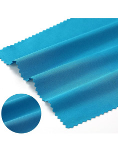 Paños de Limpieza de Gafas Sumind 100 Pcs Microfibra Azul 2
