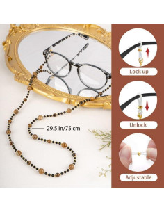 Cadena de Cuentas BILIONE para Gafas Unisex 75 cm 2