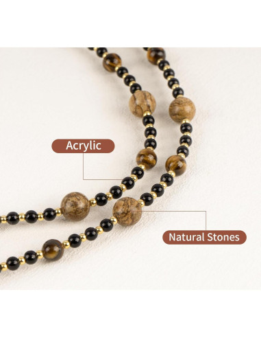 Cadena de Cuentas BILIONE para Gafas Unisex 75 cm