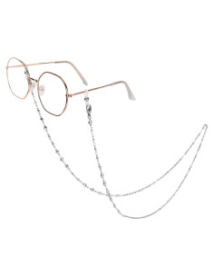 Cadena de Gafas de Acero Inoxidable Hecha a Mano 74.93 cm