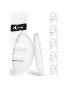 5 Pares Almohadillas Nariz Gafas Tolaxy 15mm Transparentes