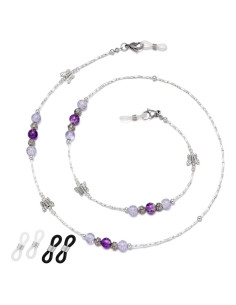 Cadena de Gafas para Mujeres Soporte con Perlas 68 cm