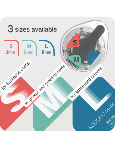 Cortador de Esquinas Kadomaru Pro Sunstar - Perfecto para Manualidades