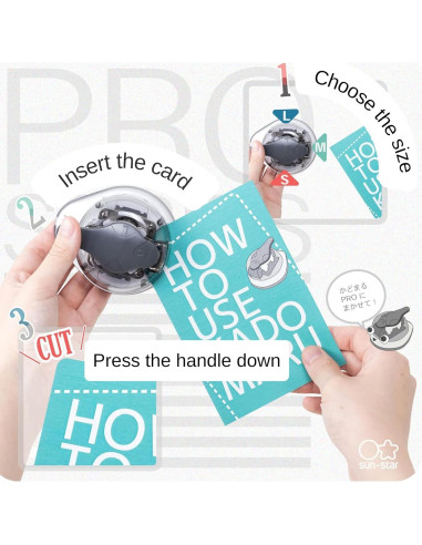 Cortador de Esquinas Kadomaru Pro Sunstar - Perfecto para Manualidades