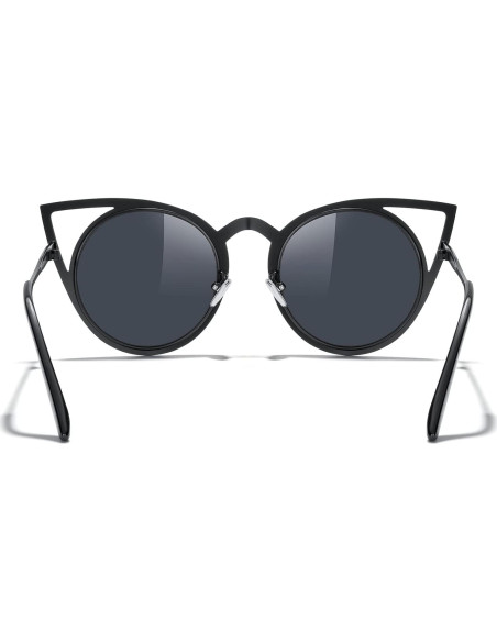 Gafas de sol redondas MERRY'S de metal con lente espejo