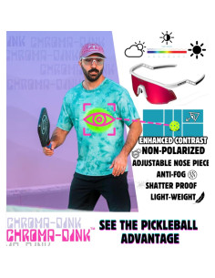 Gafas de Pickleball BallBlinders Foto-cromáticas UV Ajustables 2